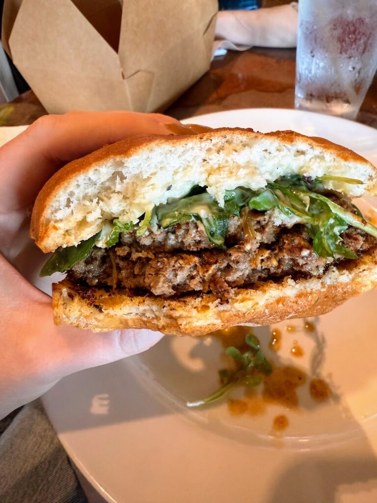 Juicy burgers on gluten free buns make it easy to enjoy safe and satisfying gluten free in Branson at Big Cedar Lodge.